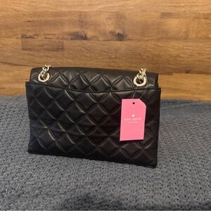 Kate Spade Black Quilted Shoulder Bag